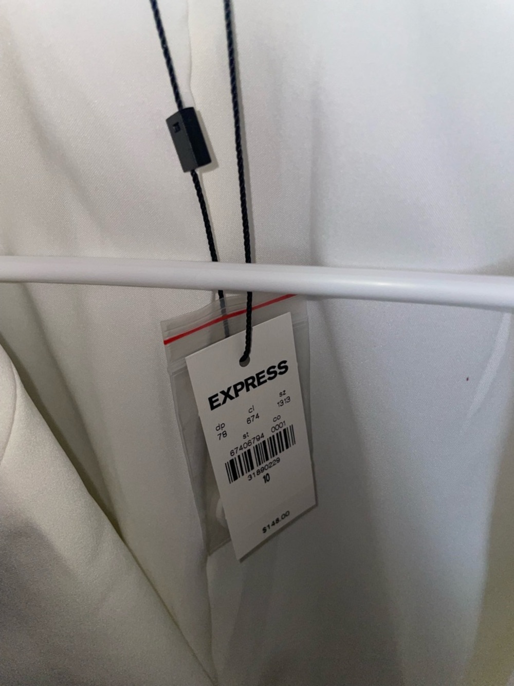 Express White Tailored Blazer - Picture 4 of 4